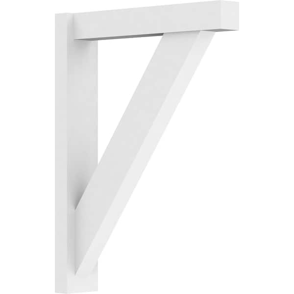 Ekena Millwork Traditional Architectural Grade PVC Outlooker with Block Ends, 5"W X 24"D X 32"H OUTP05X24X32TRA05 - main